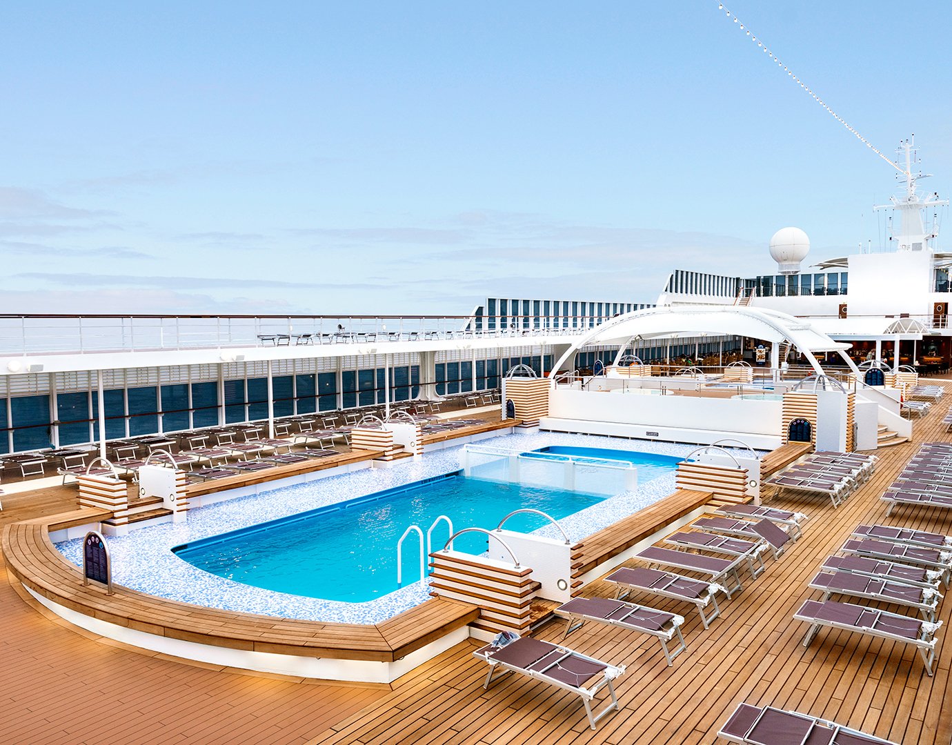 Swimming pool on deck