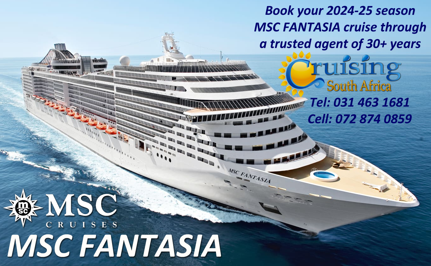 MSC FANTASIA DECK PLANS SOUTH AFRICA 2024-2025 - Cruising South Africa with MSC Cruises